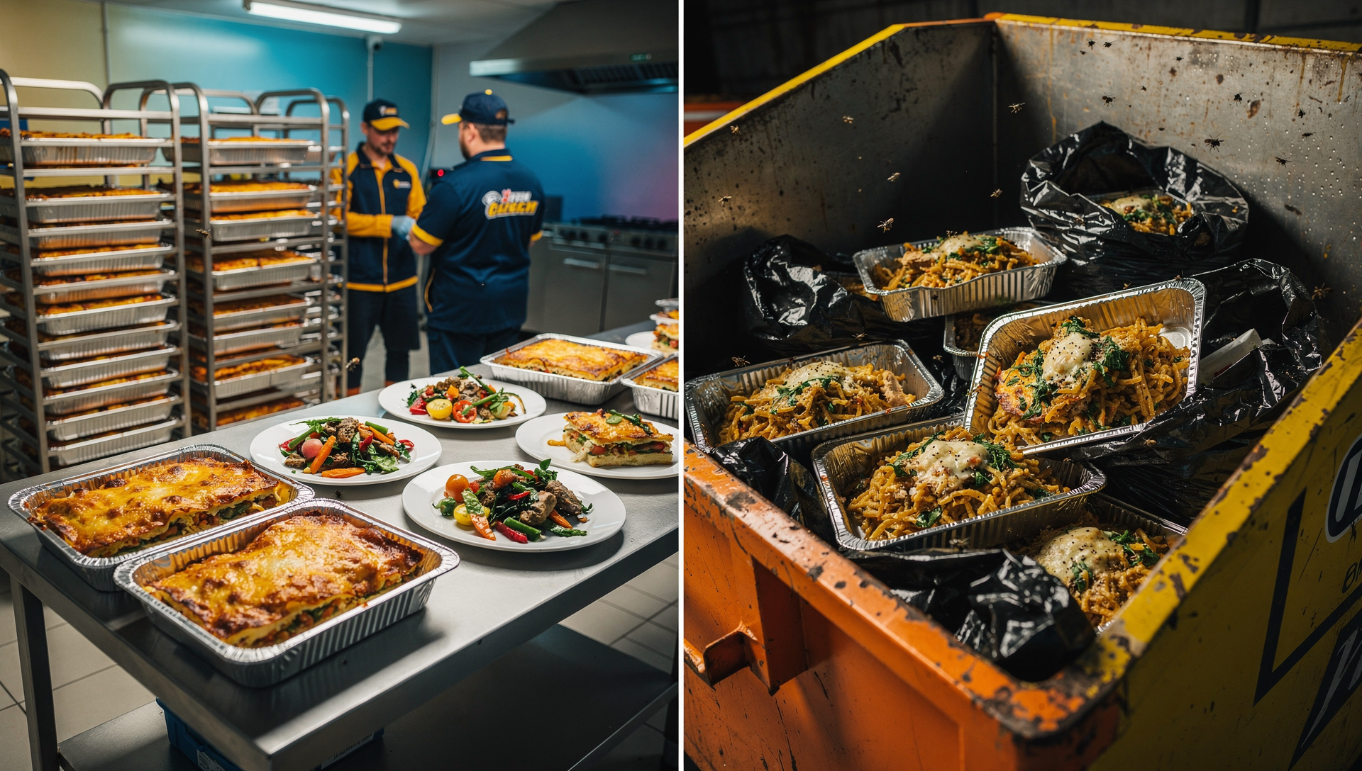 - Pristine lasagna to dumpster — the smell of failure