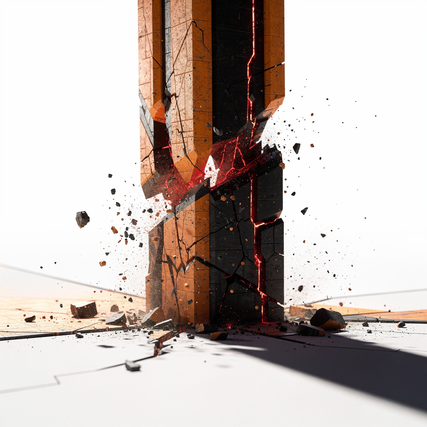 - Shattered pillar — the failure of linear systems