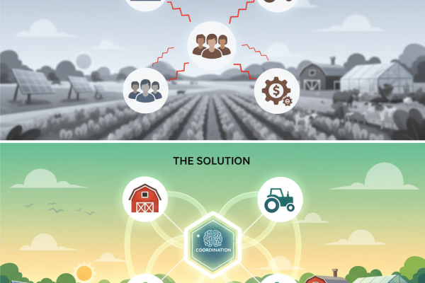 Coordination of silos between sectors using AI